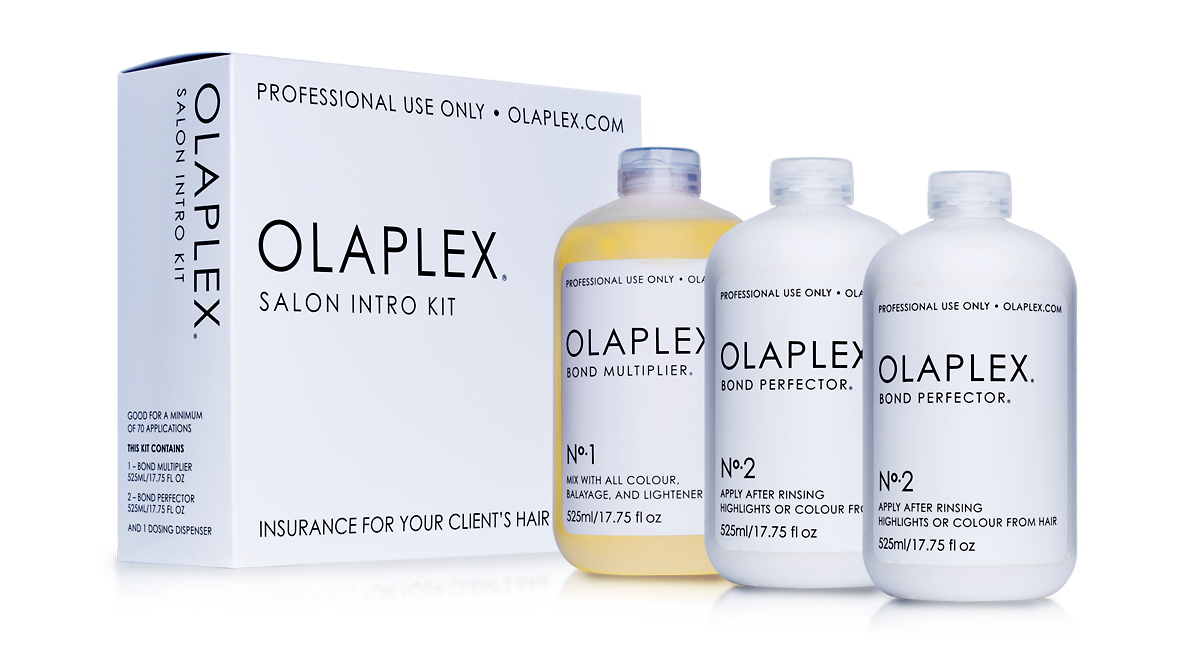 Olaplex products and services available at Lounge Hair Boutique